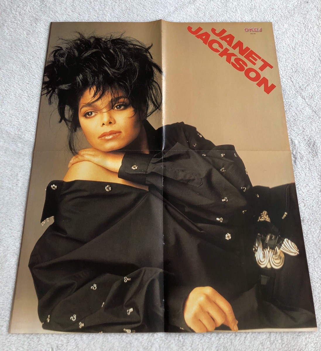 JANET JACKSON 1990 Swedish Magazine OKEJ 1990s Vintage Rare | eBay