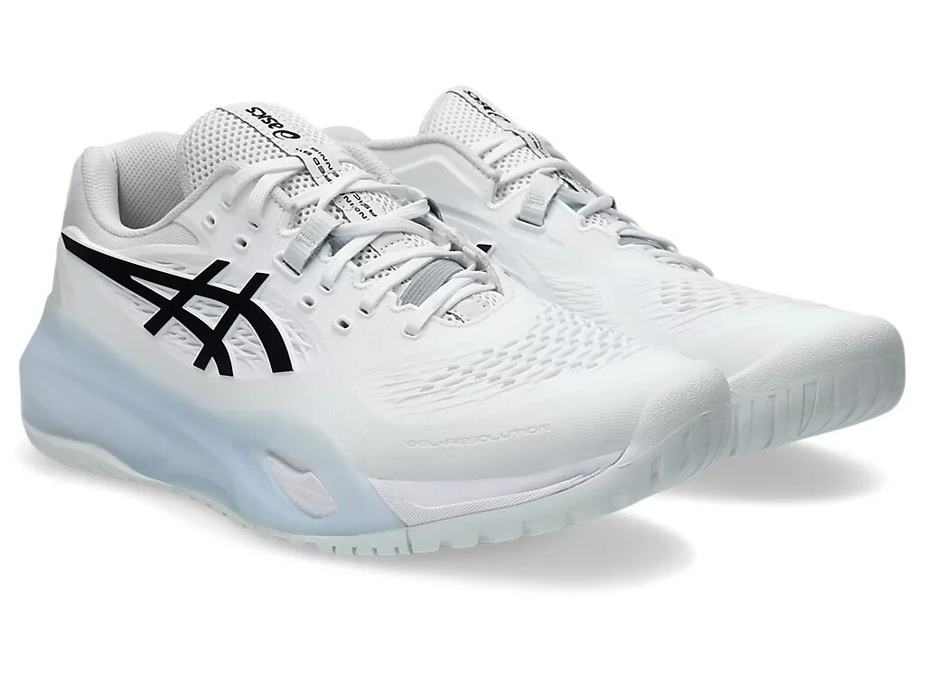 ASICS GEL-RESOLUTION X AC 1041A481 100 White Black Tennis Shoes | eBay