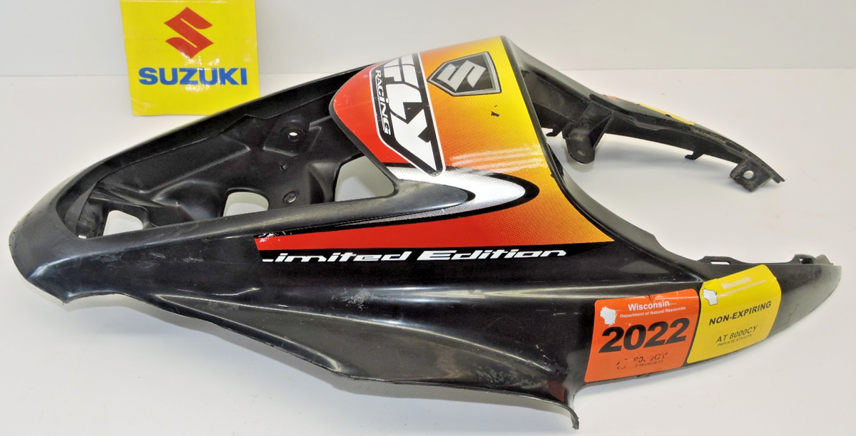 🔥 04 SUZUKI LTZ KFX DVX 400 OEM FRONT PLASTIC FENDERS BLACK RACE