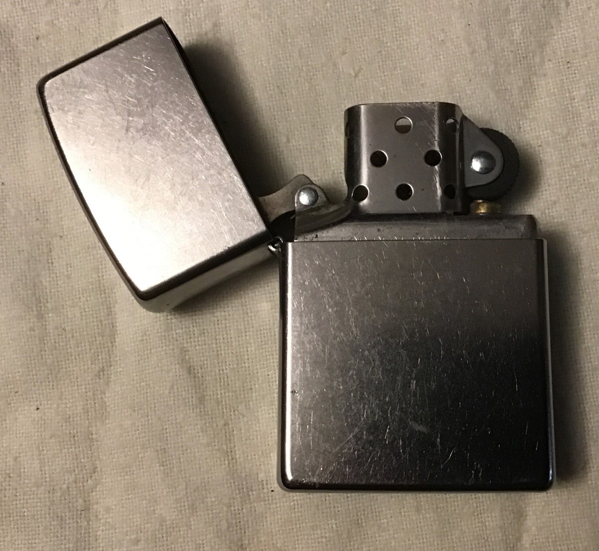 Vintage Zippo Lighter Chrome B 18 Bradford PA USA As Shown | eBay