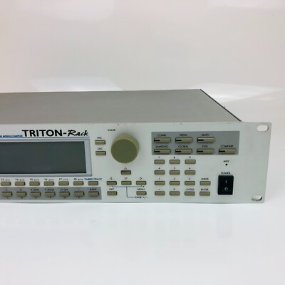 KORG TRITON RACK SYNTHESIZER sound source module multitimbral