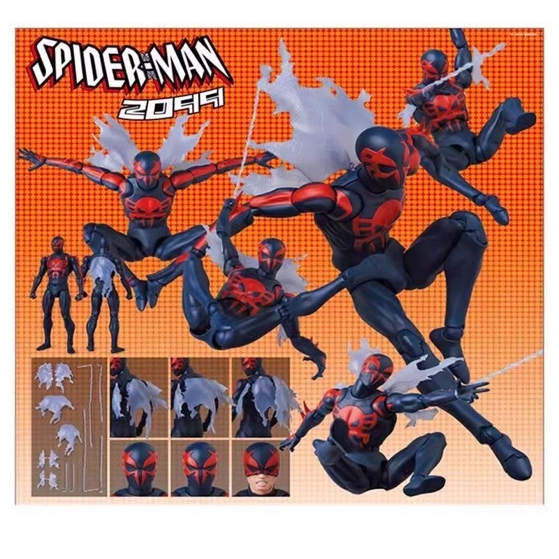 New MAFEX No.239 SPIDER-MAN 2099 COMIC Ver. Action Figure Toys