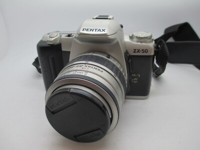 Pentax ZX-50 MZ 50 35MM SLR film camera with AF PK mount lens