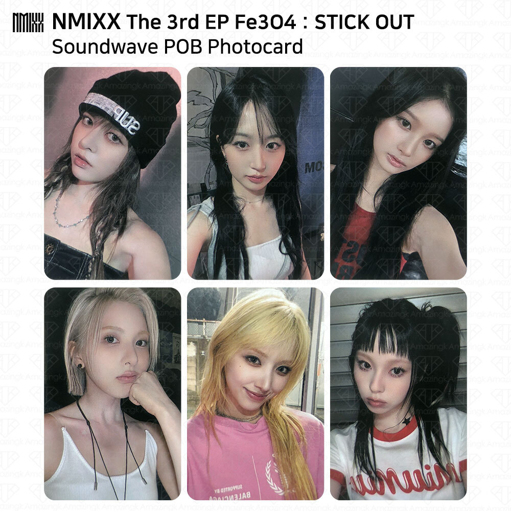 NMIXX The 3rd EP Fe3O4 : STICK OUT Soundwave POB Photocard KPOP K