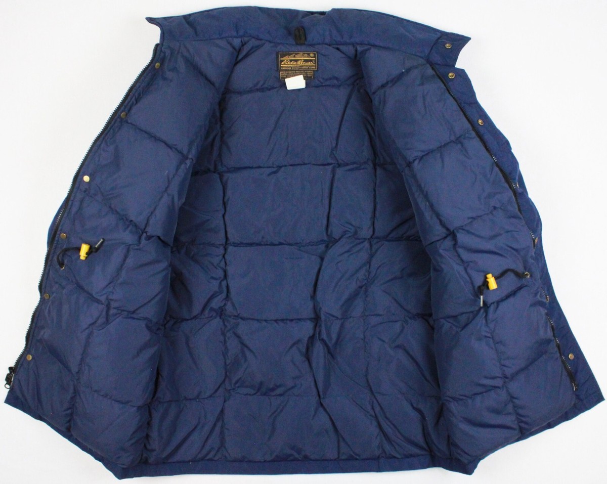 Vintage Eddie Bauer Down Insulated Full Zip Puffer Jacket Mens
