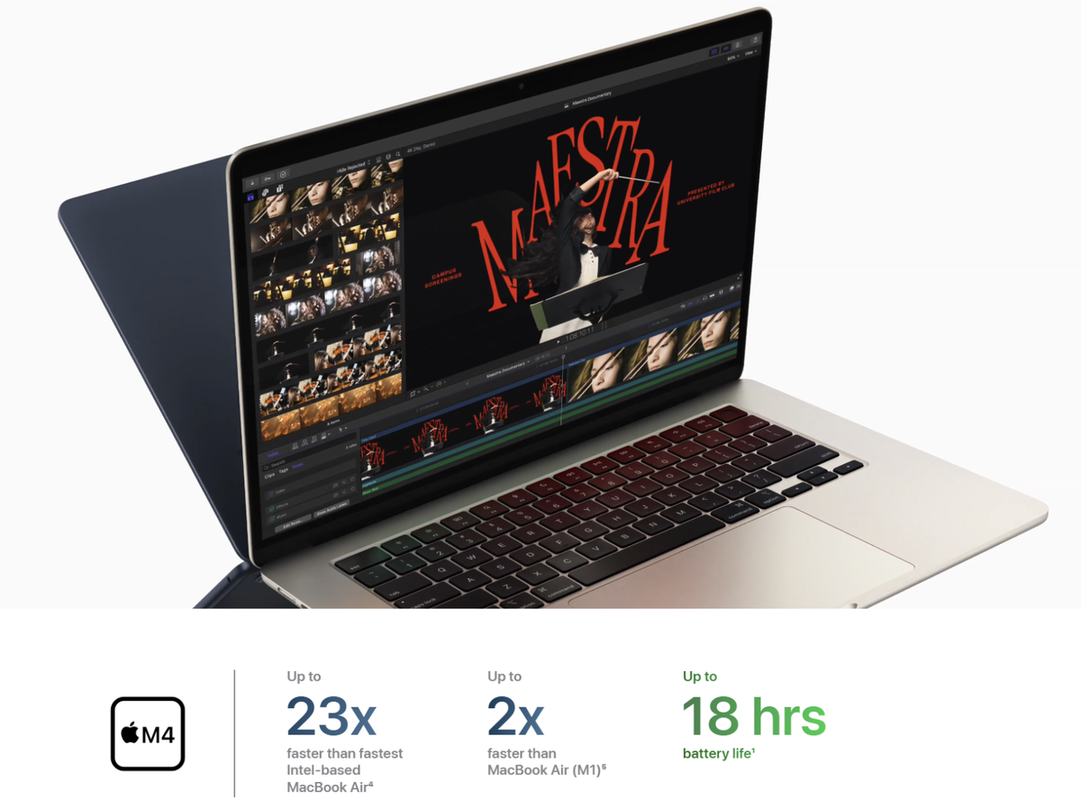 New 2025 Apple - MacBook Air 13-inch Laptop - M4 chip, Choose