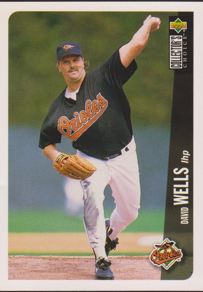 1996 Collector's Choice #763 David Wells Baltimore Orioles