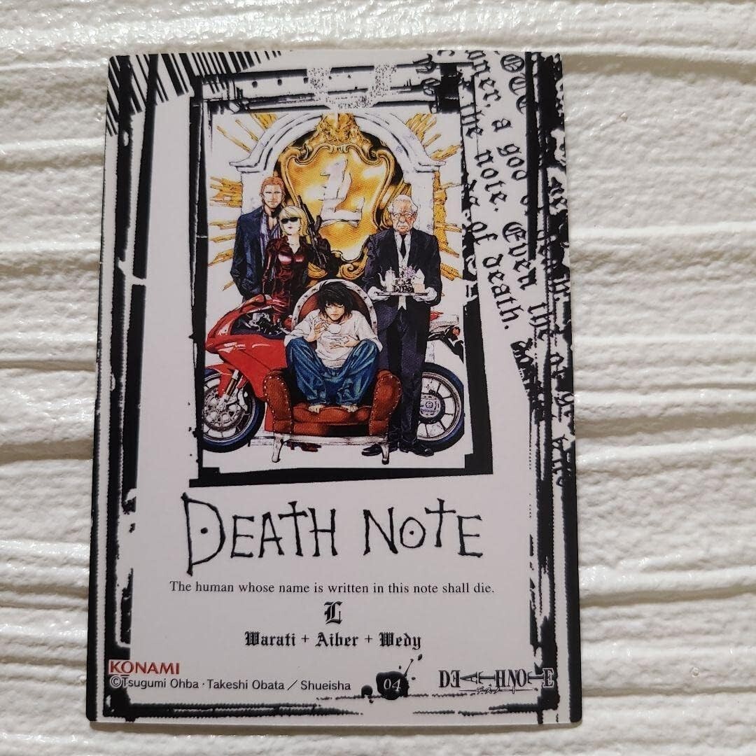 Death Note L Special Edition Trading Cards Card No. 4 japanese F/S
