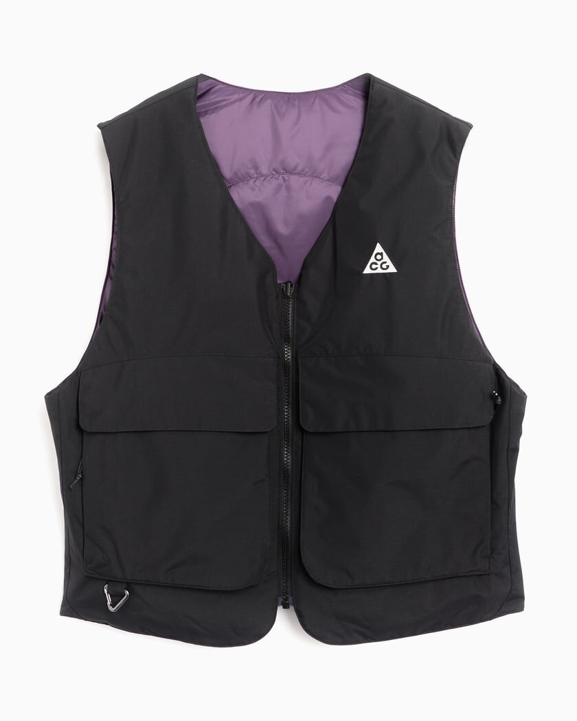 NEW Size M Nike ACG Skull Peak PrimaLoft Reversible Vest Black