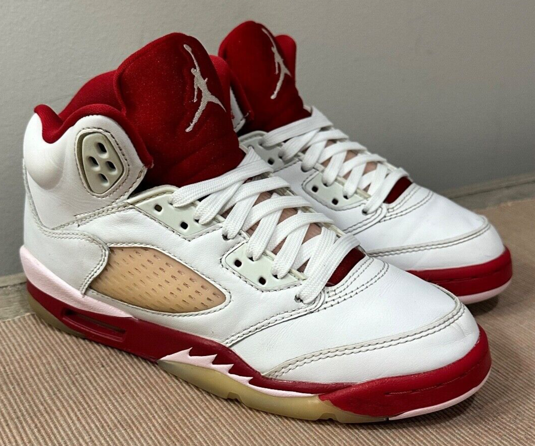 Nike Air Jordan 5 V Retro Pink Red Foam White 440892-106 Youth