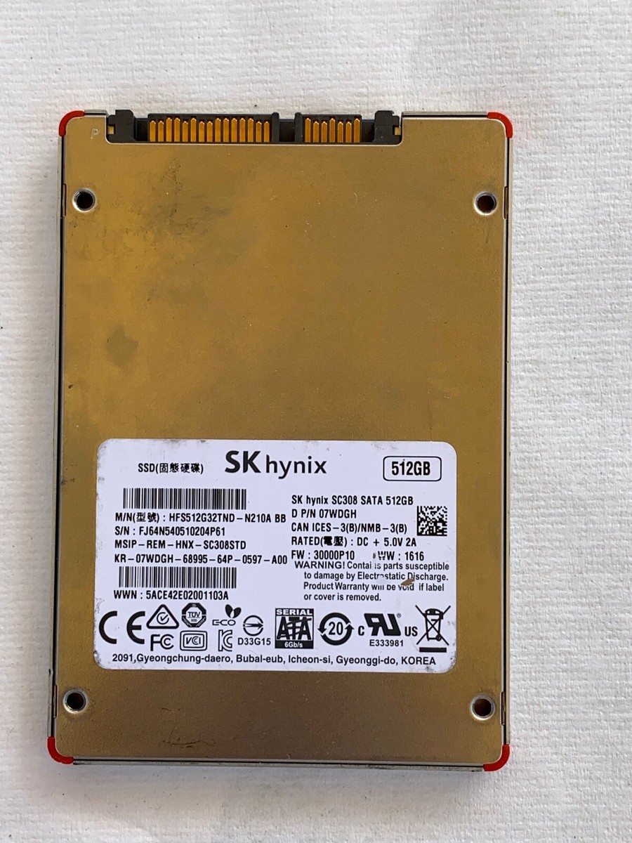 SK Hynix SC308 512GB SATA SSD HFS512G32TND 07WDGH | eBay
