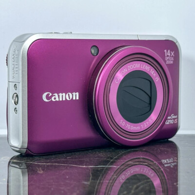 Canon PowerShot SX210 IS 14.0MP 14x Zoom Purple Digital Camera