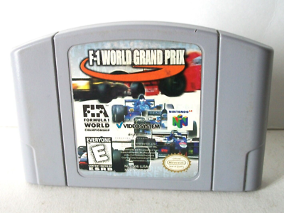 F1 World Grand Prix Nintendo 64 N64 Authentic Game Cartridge