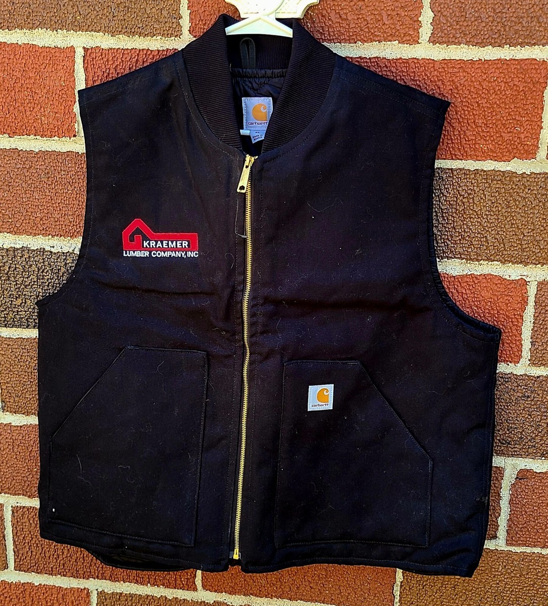 Carhartt V01 BLK XL Vest Black Insulated Quilted | eBay