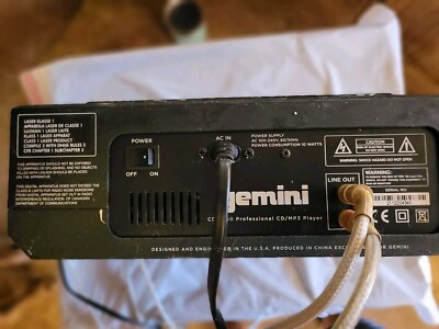 GEMINI CDJ-250PROFESSIONAL MP3/CD PLAYER | eBay