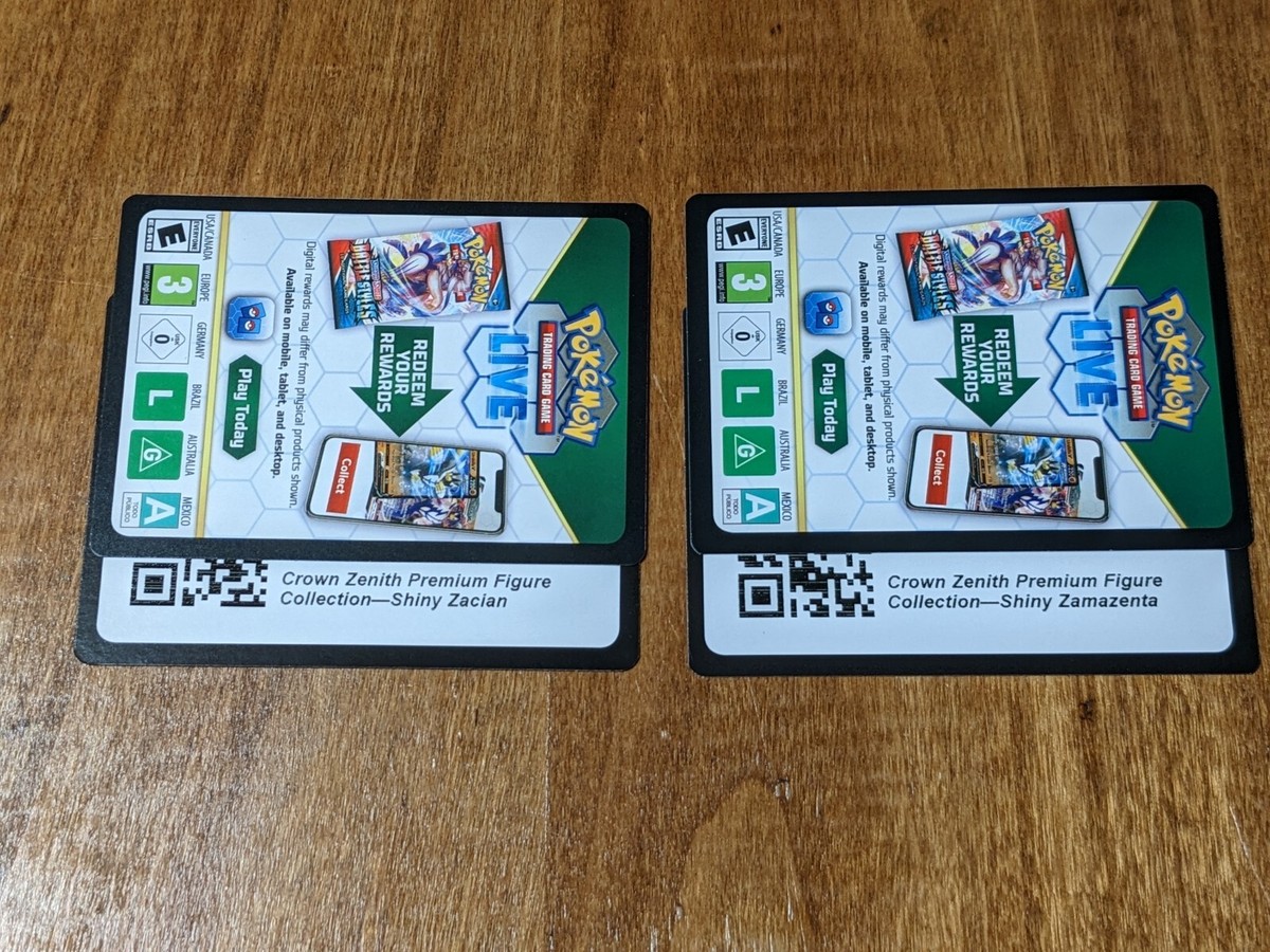 Crown Zenith Premium Figure Collection Zacian & Zamazenta Pokemon