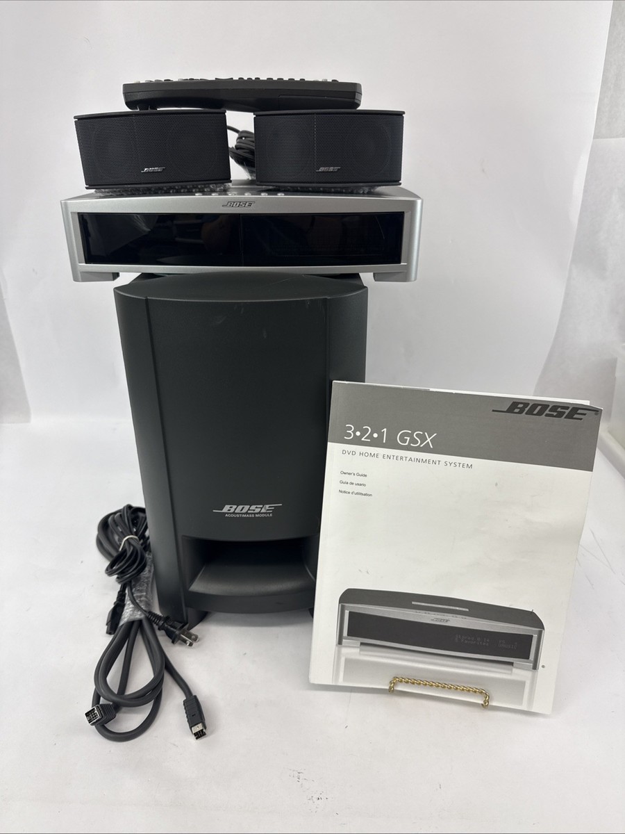Bose 3 2 1 321 GSX Series II 2 DVD Home Entertainment System w