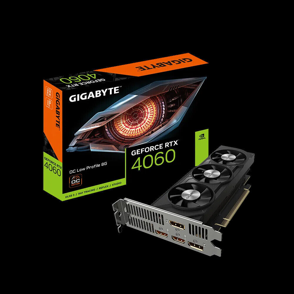 Gigabyte GeForce RTX™ 4060 OC 8GB Low-Profile Graphics Card (GV