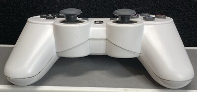 ✓Sony PlayStation 3 PS3 Controller White Wireless Tested