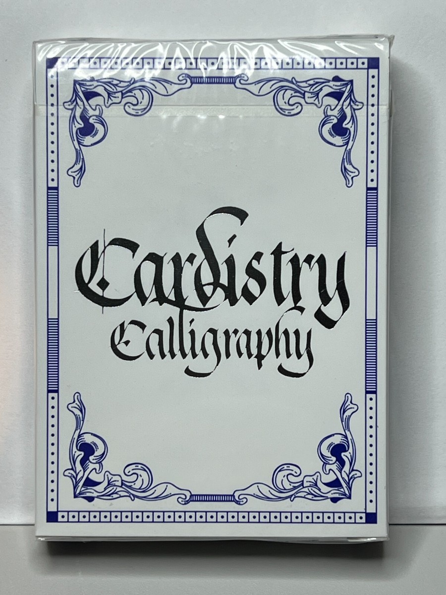 Cardistry Calligraphy (Blue) - Playing Cards - | eBay