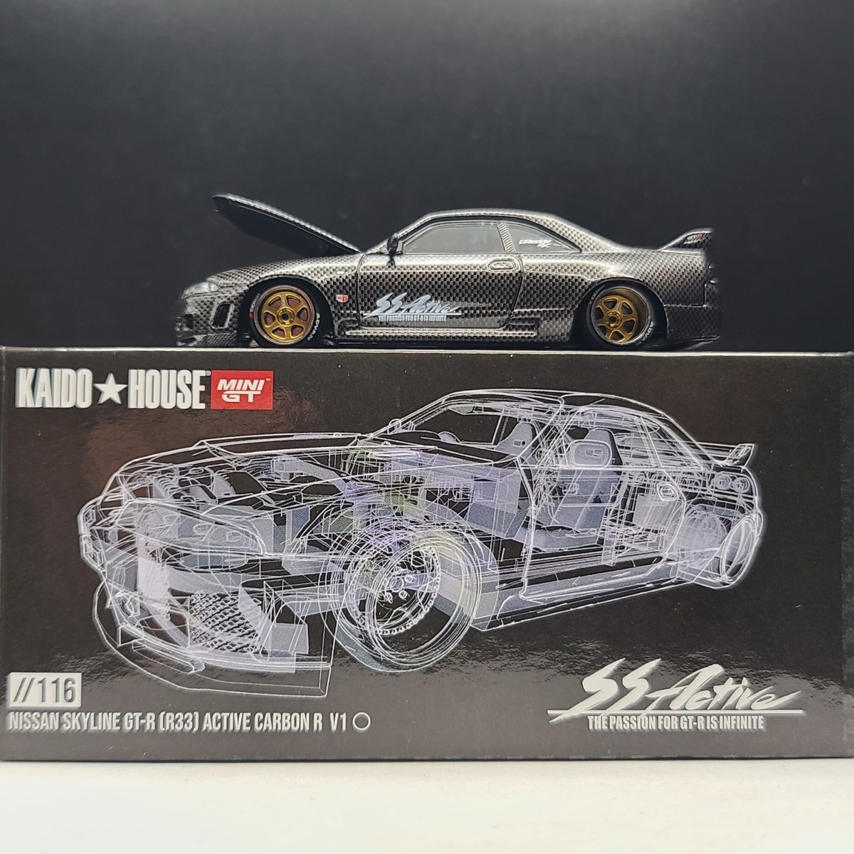 ミニカーアゴーゴー 2024 KAIDO HOUSE LTD R33 未開封