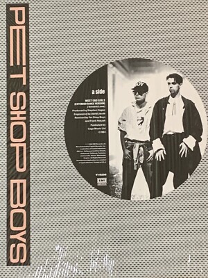 PET SHOP BOYS - WEST END GIRLS 1986 US 12” Vinyl/MAXI DANCE MIX