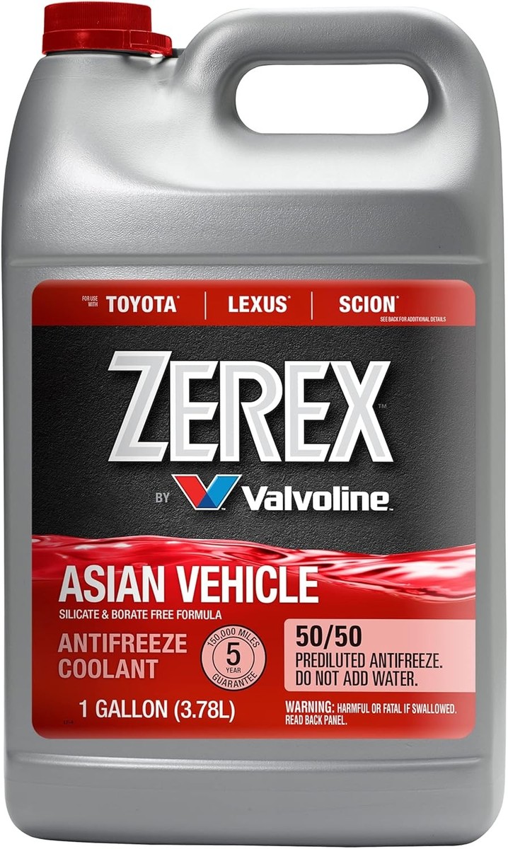 Asian Vehicle Red Silicate and Borate Free 50/50 Prediluted Asian