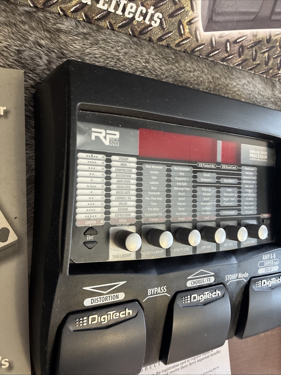 DigiTech RP355 Multi-Effects Guitar Effect Pedal for sale online