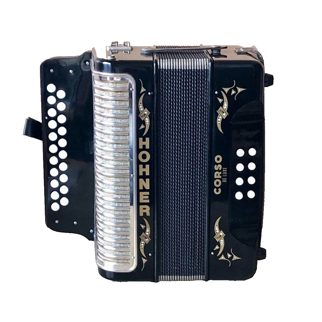 Hohner Accordion Corso De Luxe Button Made in Germany Vintage | eBay