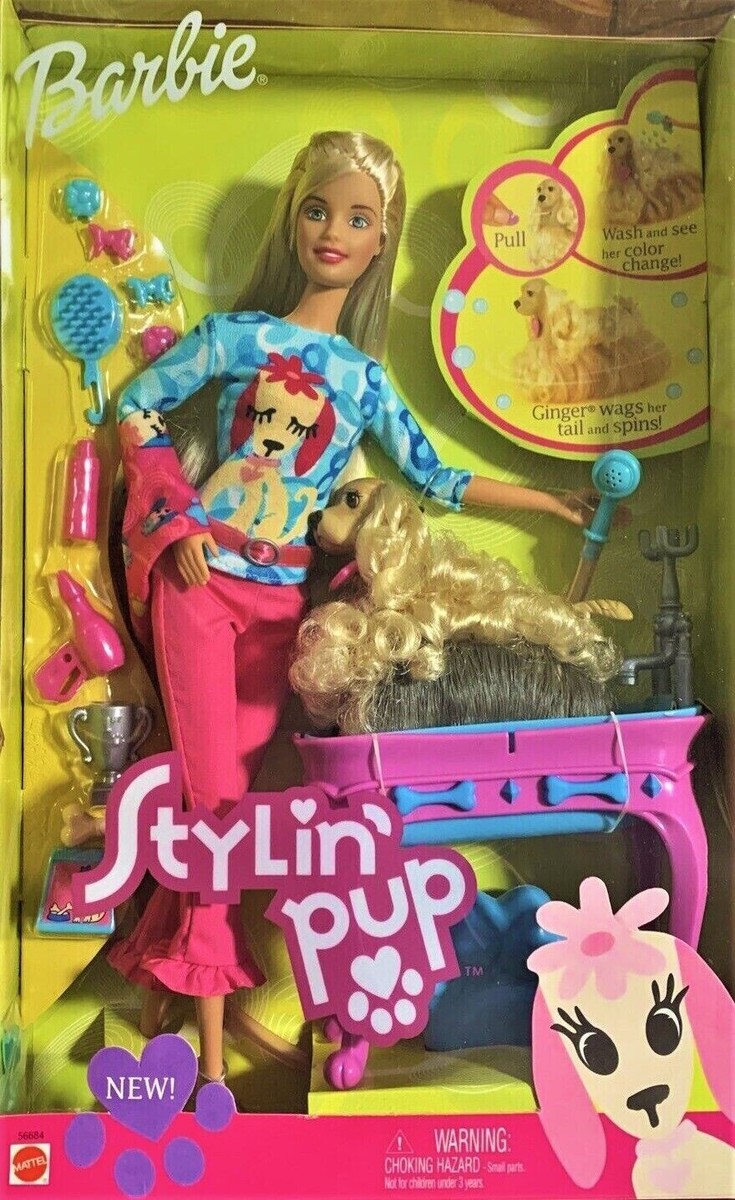 Barbie Stylin' Pup Doll and Puppy 2002 | eBay
