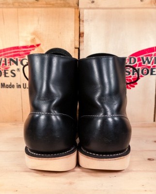 Red Wing 8165 Black Chrome Boots Size 11 Wide (Soft Toe) (USA