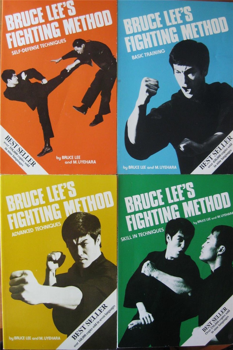 BRUCE LEE'S FIGHTING METHOD 4 BOOK SET JEET KUNE DO KUNG FU KARATE