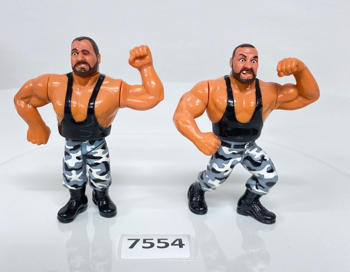 WWF wwe Vintage Hasbro Wrestler The Bushwhackers played With and