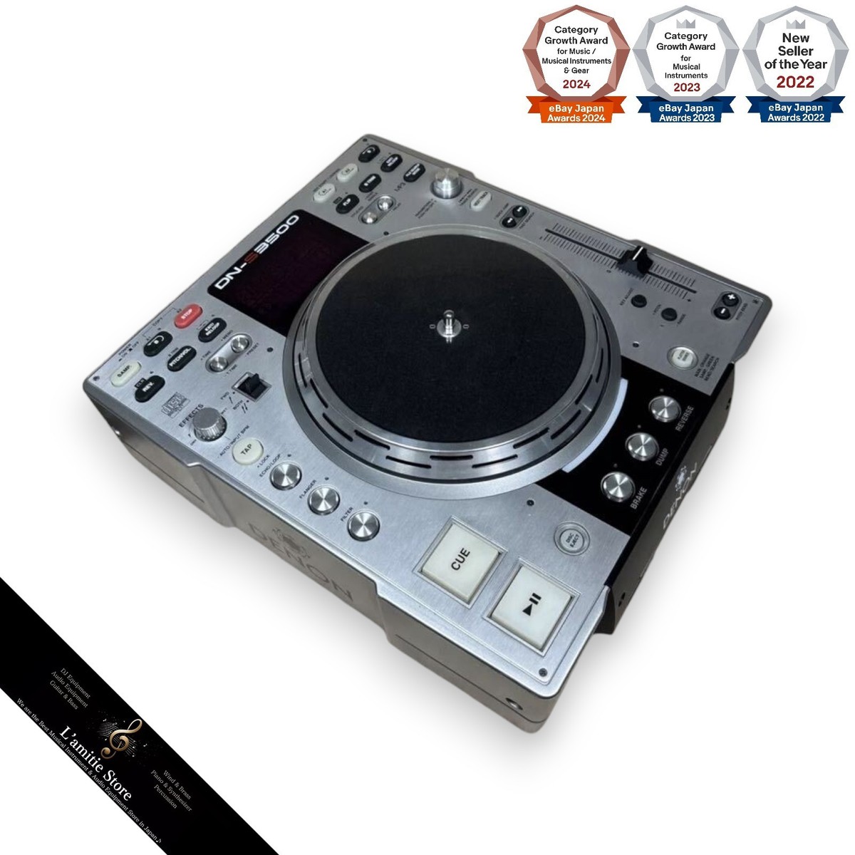 DENON DN-S3500 DJ Turntable Compact Disc Player CD CDJ MP3 DNS3500