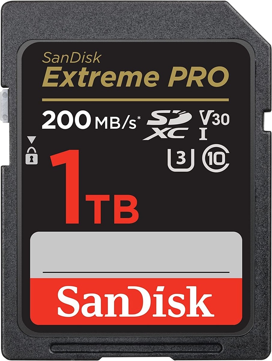 Sandisk 1TB Extreme Pro SD Card Memory Card 1 Terabyte SDSDXXD
