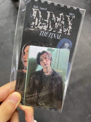 Suga Agust D D-Day in Seoul the Final Army Zone Photocard Official