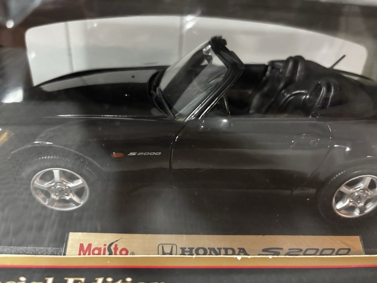 NIB Maisto Special Edition Honda S2000 Black Convertible #31879 | eBay