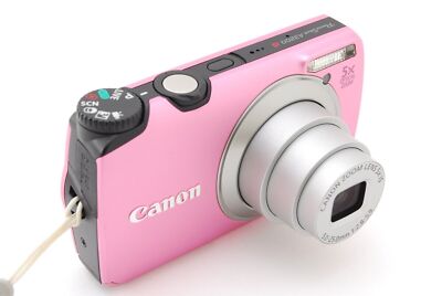 Canon PowerShot A3200 IS 14.1MP Digital Camera Pink | eBay