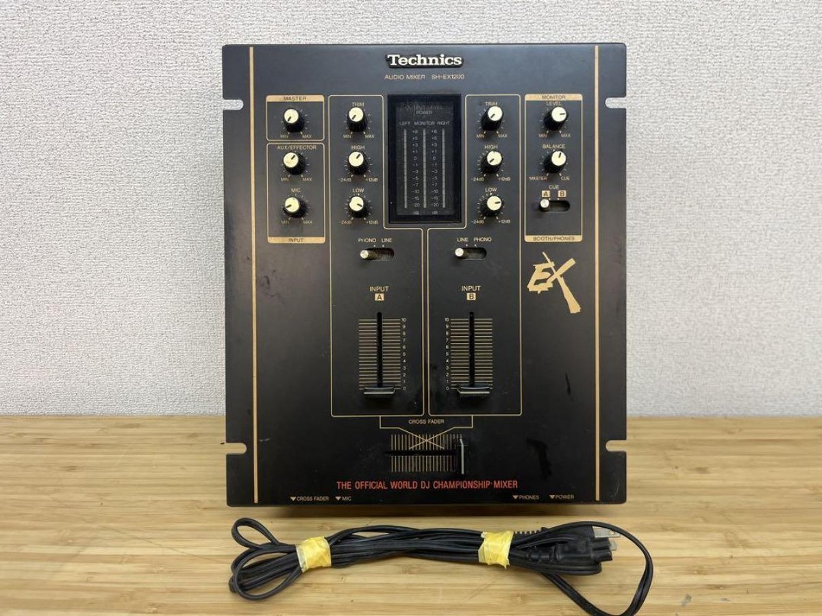 ジャンク品」Technics SH-MZ 1200 DJミキサー TECHNICS SH-MZ1200-S