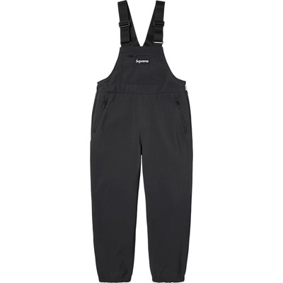 Supreme Windstopper Overalls Black FW24 Ski Snowboard GORE Poly