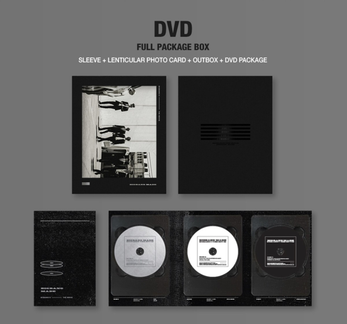 FACTORY SEALED] BIGBANG10 THE MOVIE BIGBANG MADE DVD FULL PACKAGE