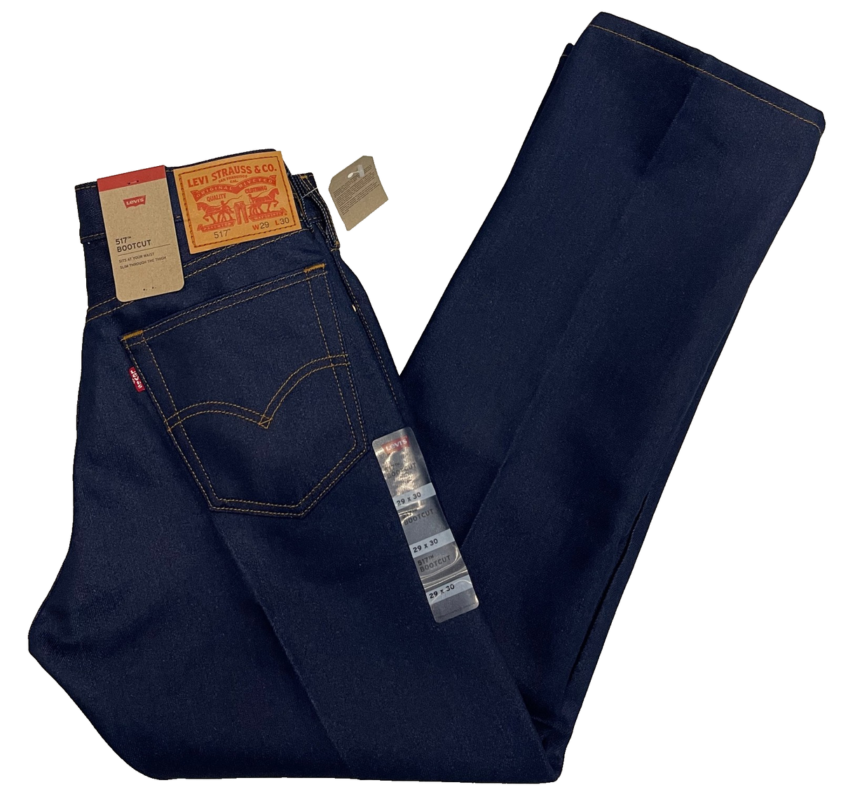 New Levis 517 Bootcut Mens Jeans 29X30 Dark Blue #2017 Levi | eBay