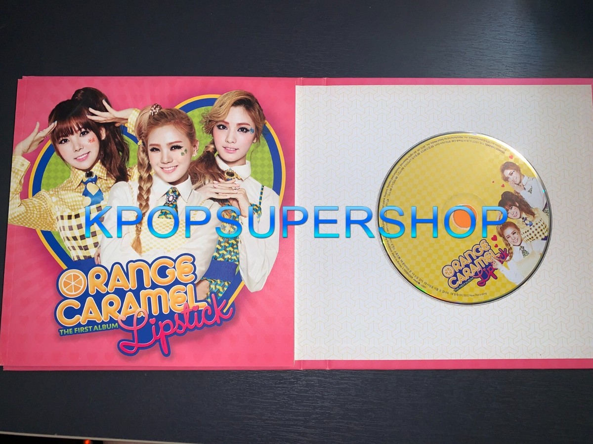 Orange Caramel 1st Album Lipstick CD Photobook Good OOP Rare OOP