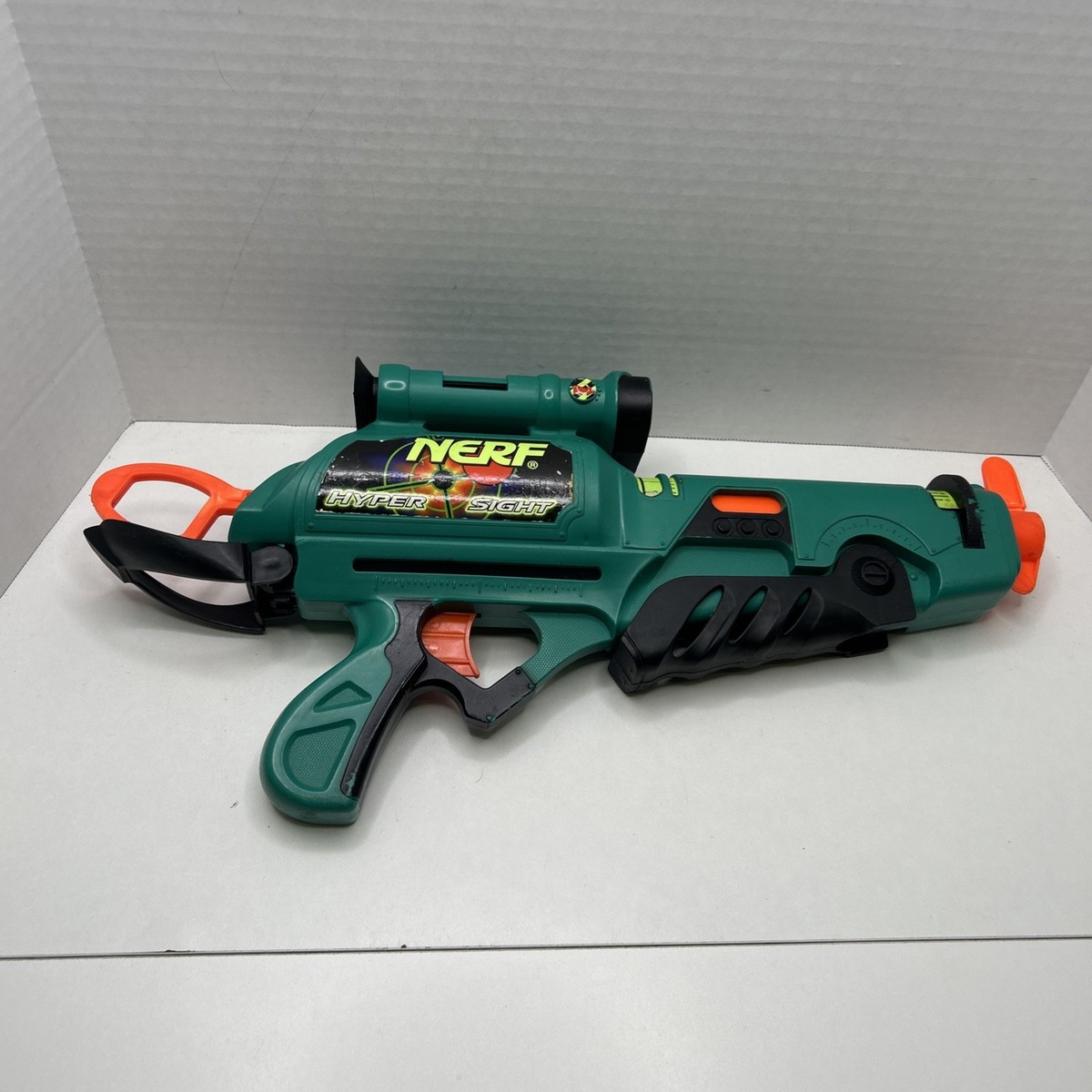 Vintage 1998 NERF Hyper Sight Expanding Blast Dart Gun. No Darts