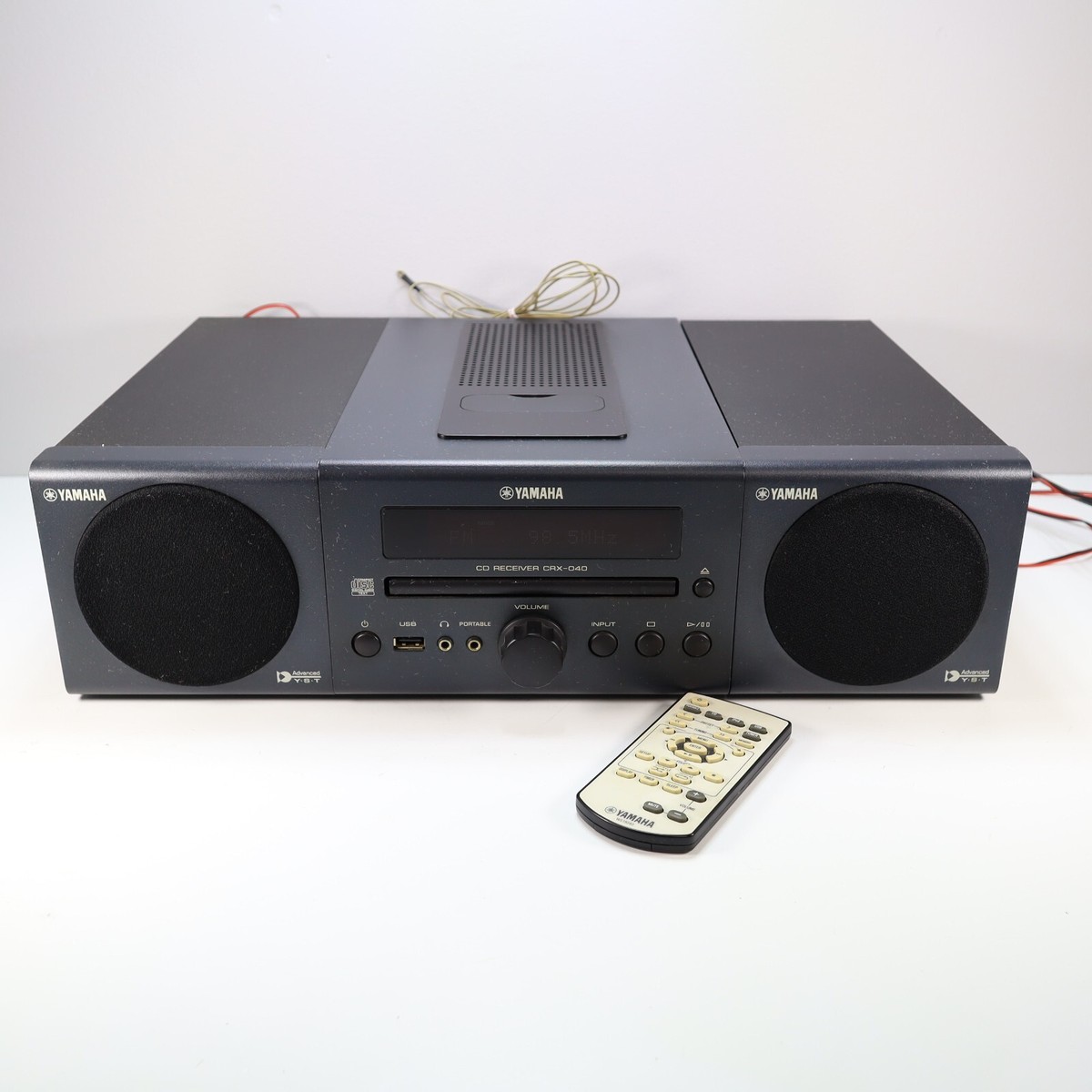 Yamaha CRX-040 CD Player iPod Dock USB Micro Stereo Receiver W