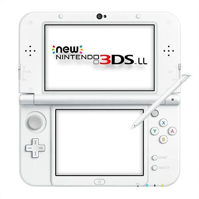 USED Japanese New Nintendo 3DS XL LL PEARL WHITE only console RED