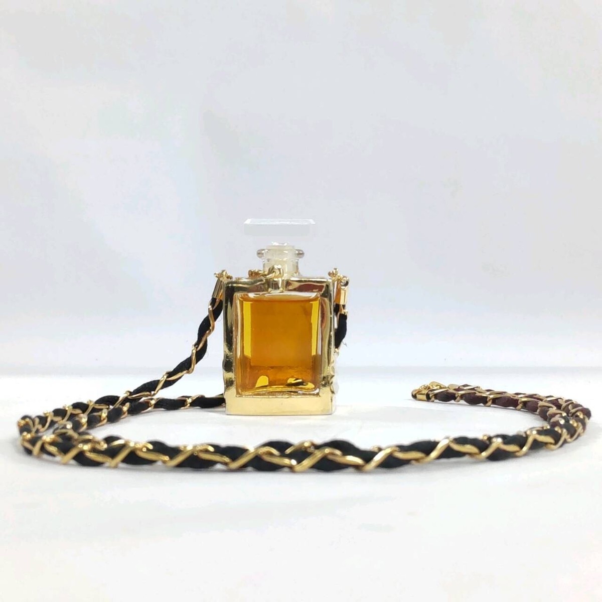 CHANEL PERFUME NECKLACE Vintage Necklace COCO Perfume Motif Rare