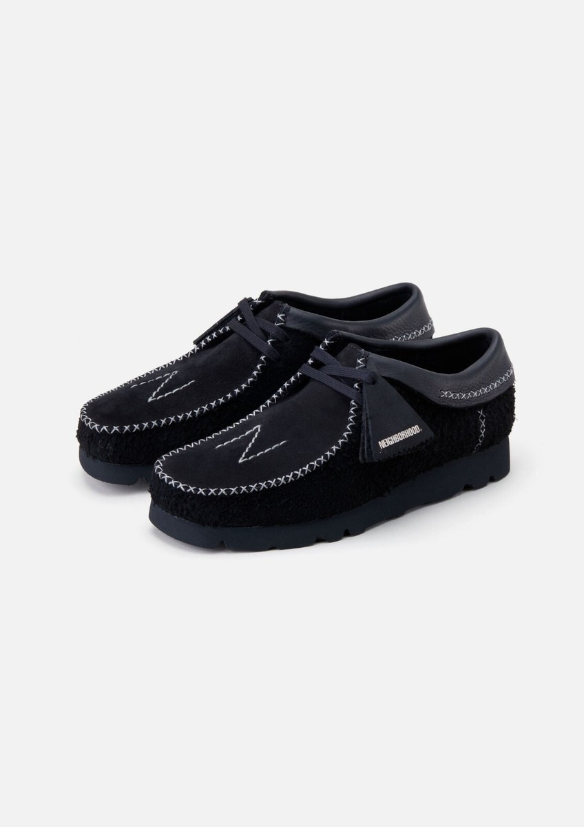 NEIGHBORHOOD × Clarks Wallabee Black 26179532 UK 4-13 | eBay