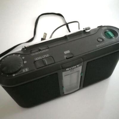 SONY SRF-A300 AM FM Stereo Radio Black Japan Music Very Good | eBay