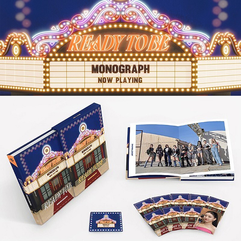TWICE [READY TO BE] MONOGRAPH / 150 page Photo Book+9ea Card+GIFT